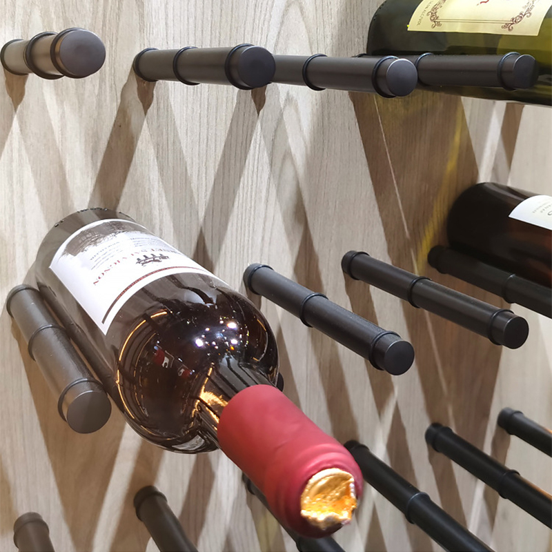 Wine Rack Wall Mount - Wandmontage Wijnrek Aluminium Wijn Fles Opbergrek