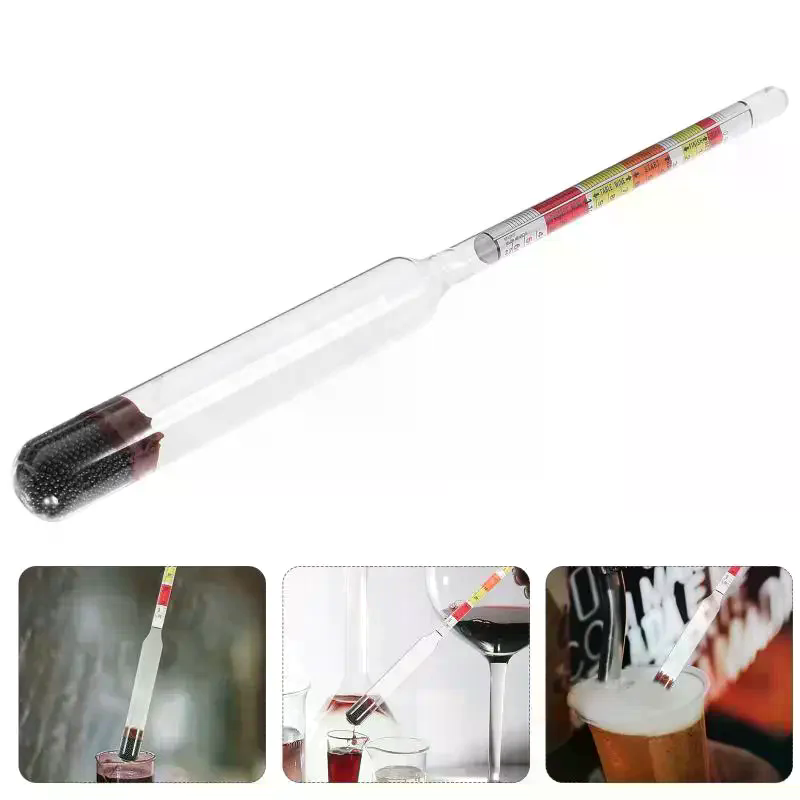 Wine Beer Cider - 3-schaal hydrometer voor het testen van
