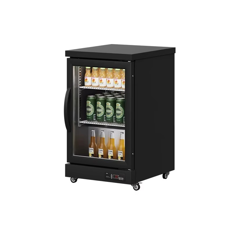 Wine Beer Mini Fridge - Kastenmodel mini-wijnkoelkast met transparante deur, ingebouwde