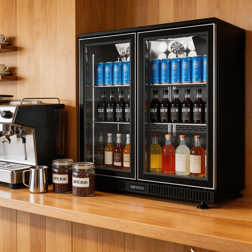 Wine Beer Mini Fridge - CE/RoHS 2-deurs bar koelkast 200L 7.06