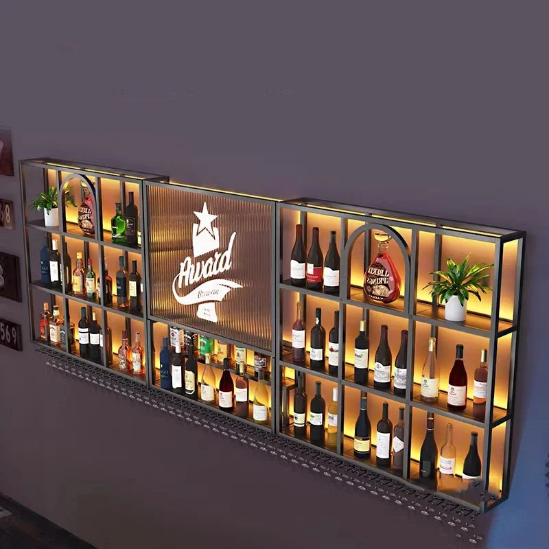 Wine Rack Wall Mount - Voor wandmontage grote barkast moderne luxe