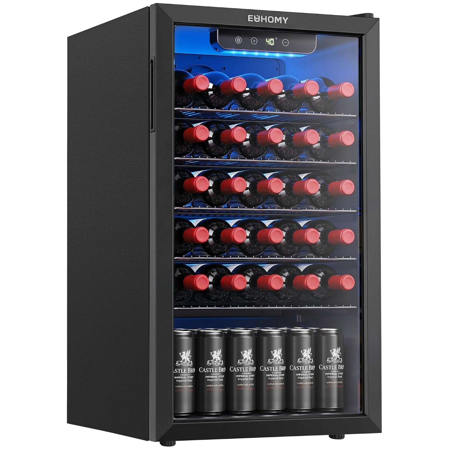125 blikjes drankenkoeler met  - Wine Beer Mini Fridge recensie en prijs