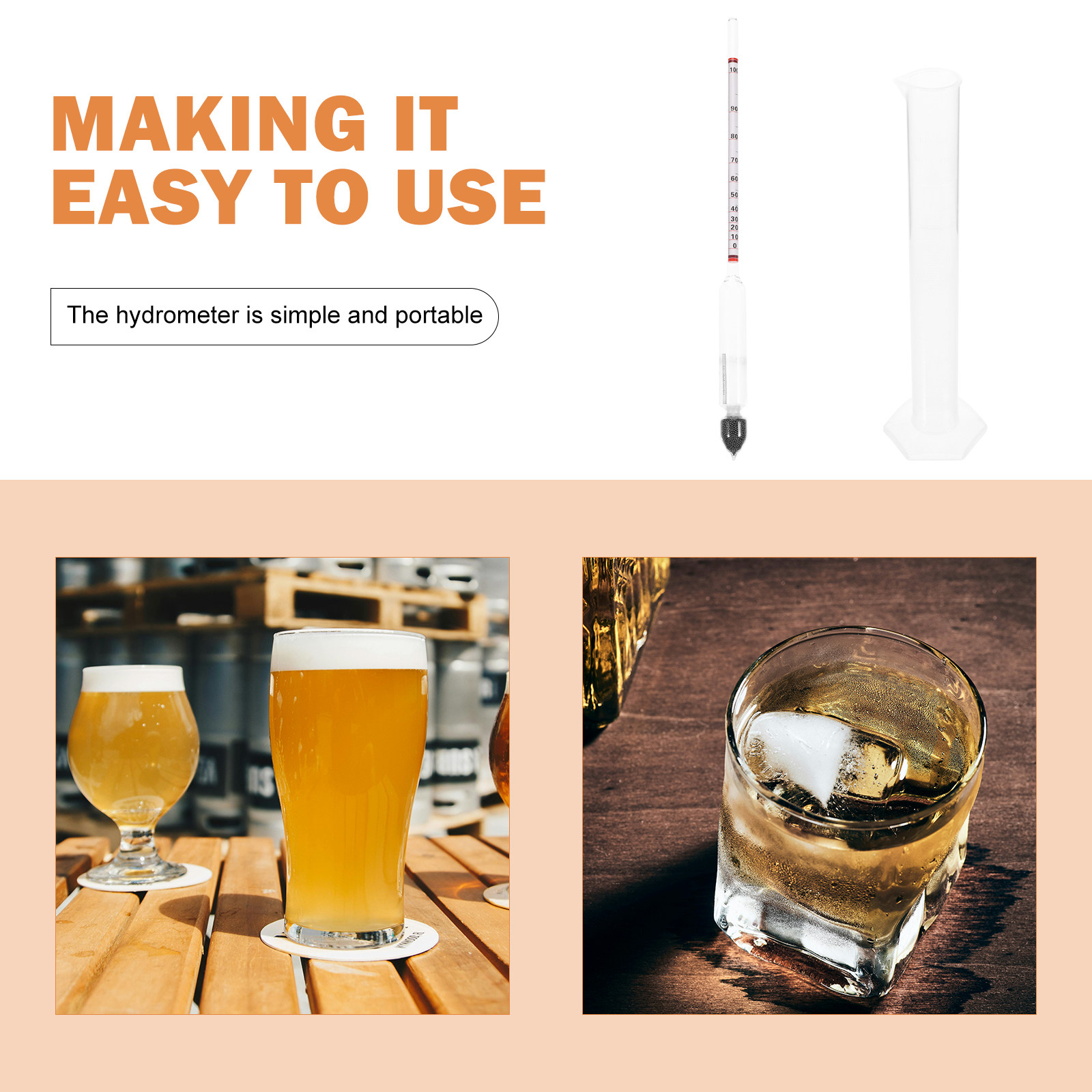 1 Set Stevige Plastic Hydromet - Wine Beer Cider recensie en prijs