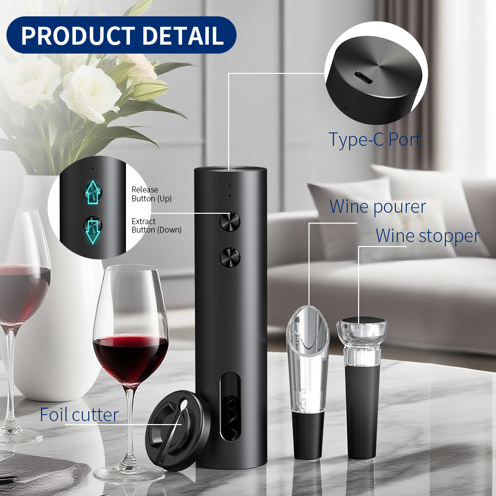 4-in-1 Elektrische Flessenopen - Wine Beer And Liquor recensie en prijs