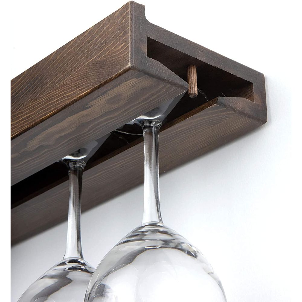 Wandgemonteerd houten zwevend  - Wine Rack Wall Mount recensie en prijs