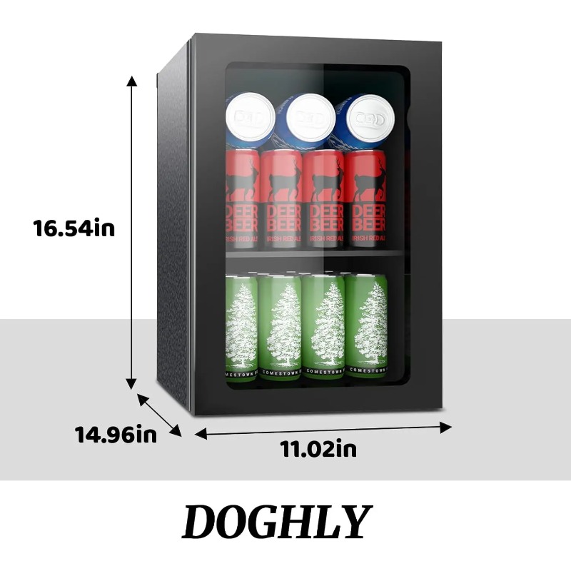 24 blikjes minikoelkast met gl - Wine Beer Mini Fridge recensie en prijs