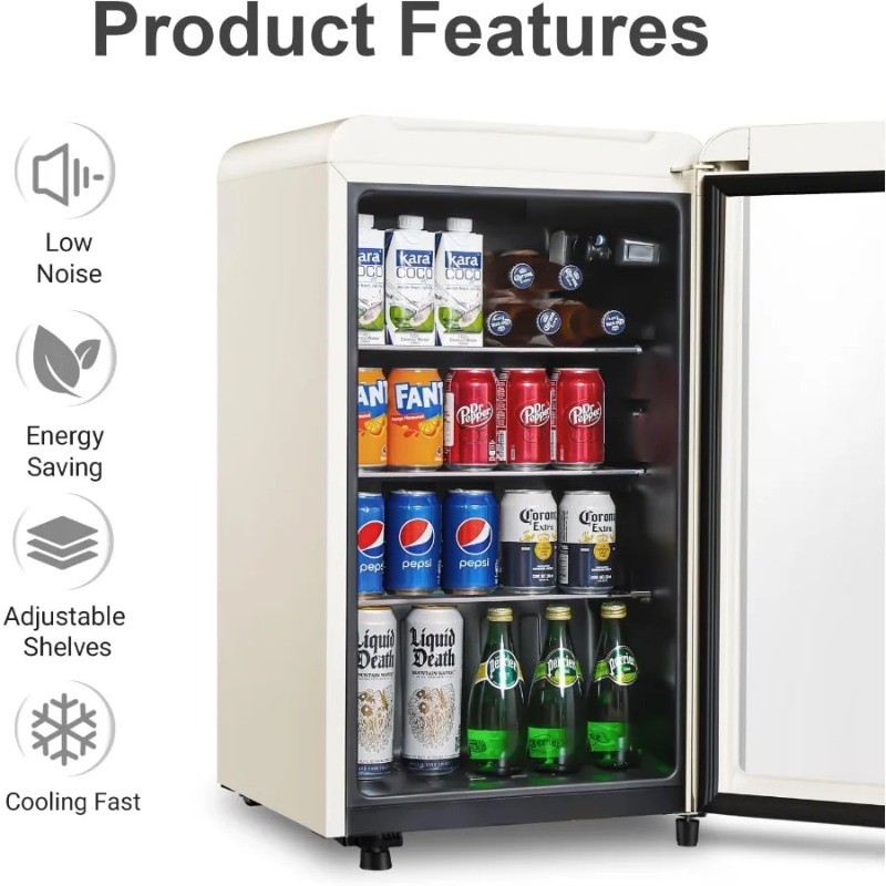 Retro Drank Koelkast Koeler 3. - Wine Beer Mini Fridge recensie en prijs