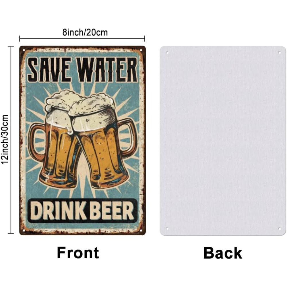 1pc Bier Metalen Bord Bar Tin  - Wine Beer And Liquor recensie en prijs