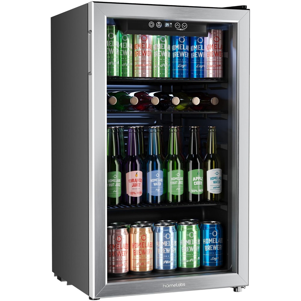 120 blikjes mini-koelkast, gla - Wine Beer Mini Fridge recensie en prijs