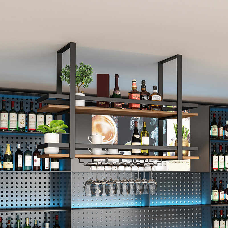 Eenvoudige metalen smeedijzere - Wine Rack Wall Mount recensie en prijs
