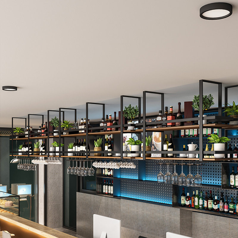 Eenvoudige metalen smeedijzere - Wine Rack Wall Mount recensie en prijs