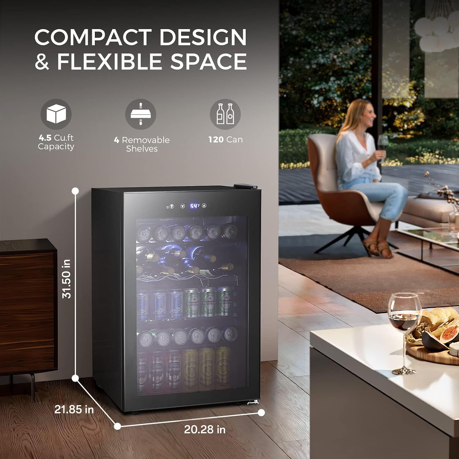 4,5 Cu.ft drankenkoelkast, 145 - Wine Beer Mini Fridge recensie en prijs