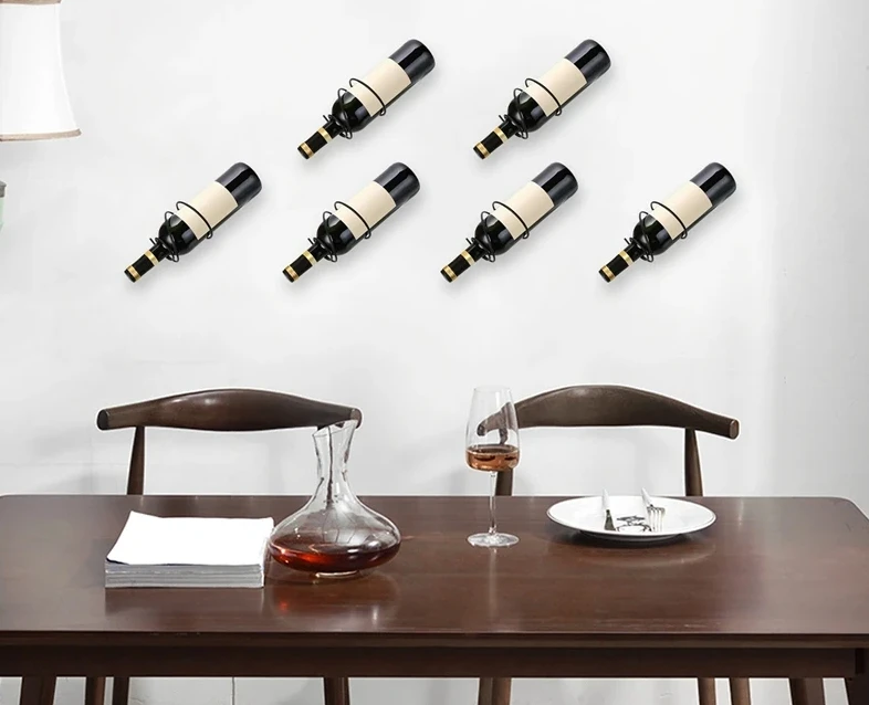 Set van 6 wandgemonteerde wijn - Wine Rack Wall Mount recensie en prijs