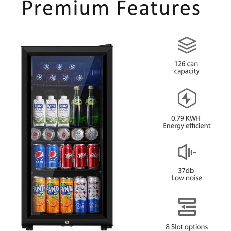 Drankkoelkast, minikoelkast va - Wine Beer Mini Fridge recensie en prijs