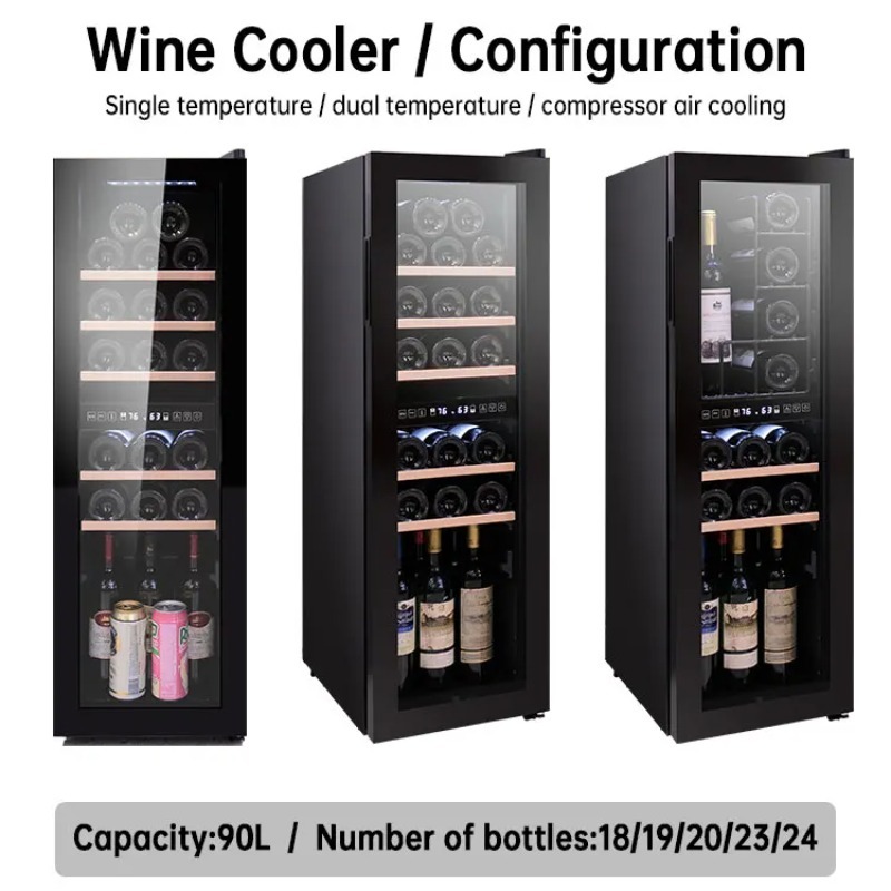 Supermarkt glazen koelmachine  - Wine Beer Mini Fridge recensie en prijs
